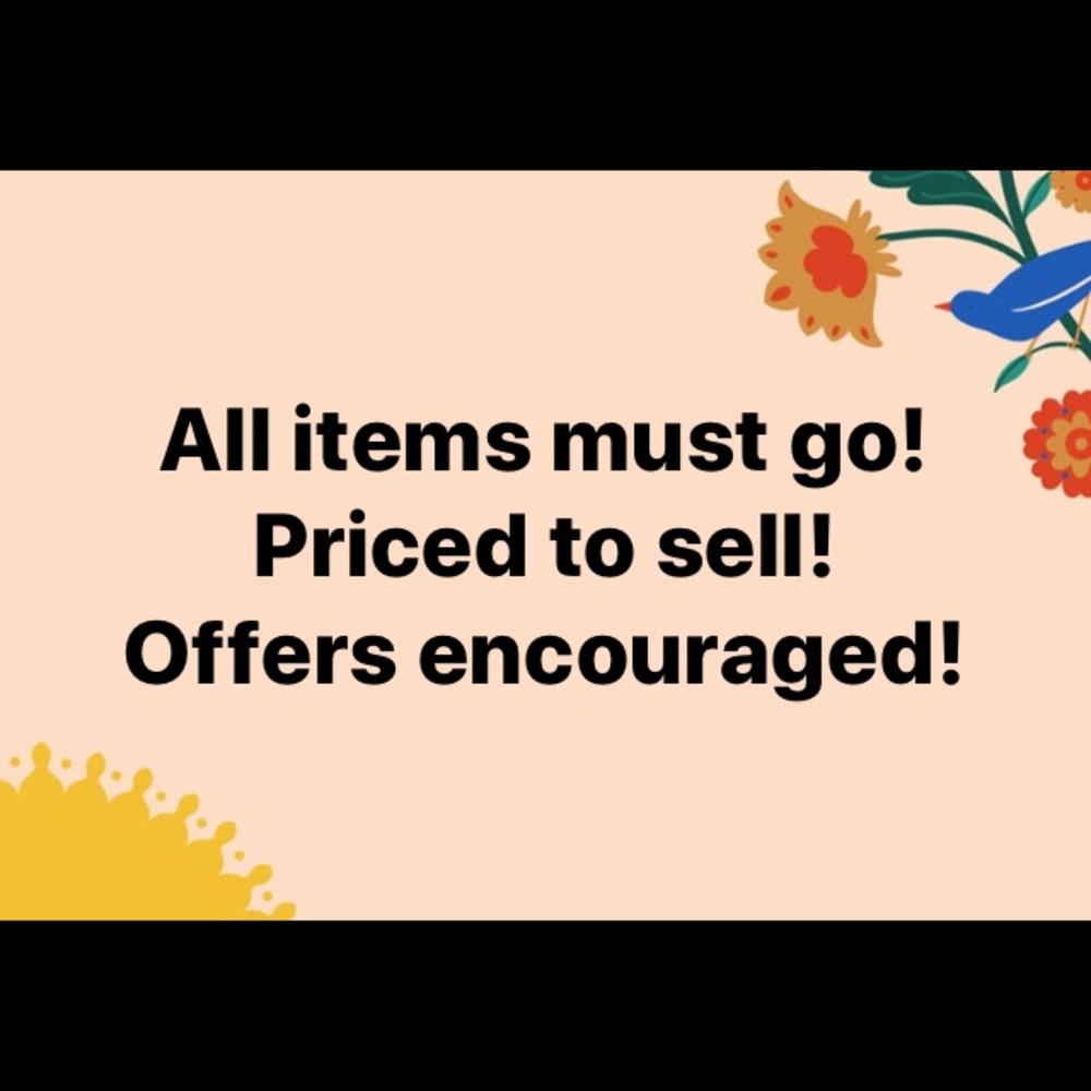 Reasonable offers will be accepted!!